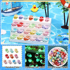 Simgoing 100 Pcs Mini Resin Turtles Emotional Tortoise Positive Funny Turtle Gifts Small Resin Toy Figures for Graduation Appreciation Employee Gifts