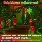 Upgraded Connectable 200 LED Christmas String Lights Outdoor Indoor, 66FT Red and Green Christmas Lights 13 Modes, Waterproof Twinkle Fairy Lights Plug in Clear Wire for Tree, Bedroom Decoration