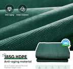 Quictent 185GSM Heavy Duty Square Sun Shade Sail Green Canopy 98% UV Block Outdoor Sunshades for Patio Garden with Hardware Kit (20 x 20 ft, Square)