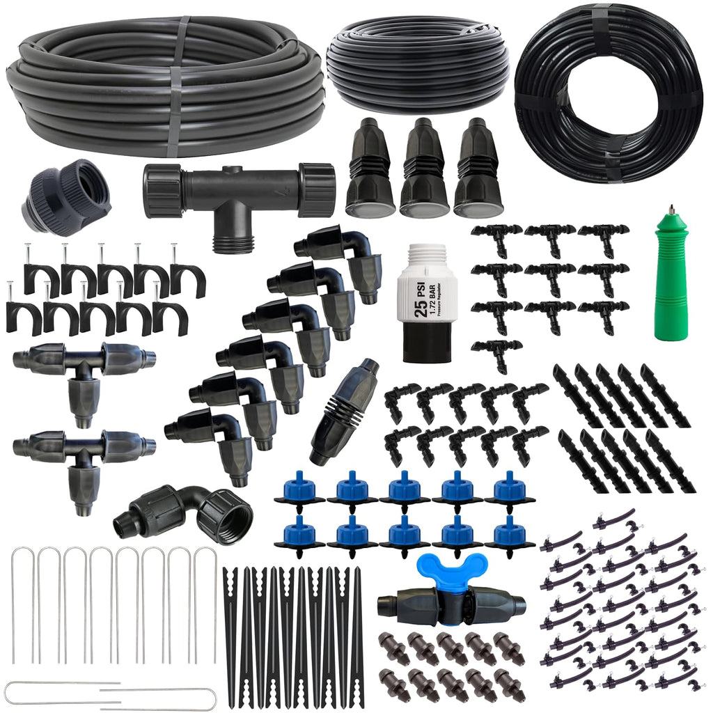 drip depot drip irrigation kit for raised bed shown in use