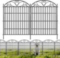 5 panels no dig decorative outdoor garden fence, main product view