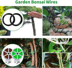 bonsai tree kit, 20 pcs gardening succulent tools, close-up detail