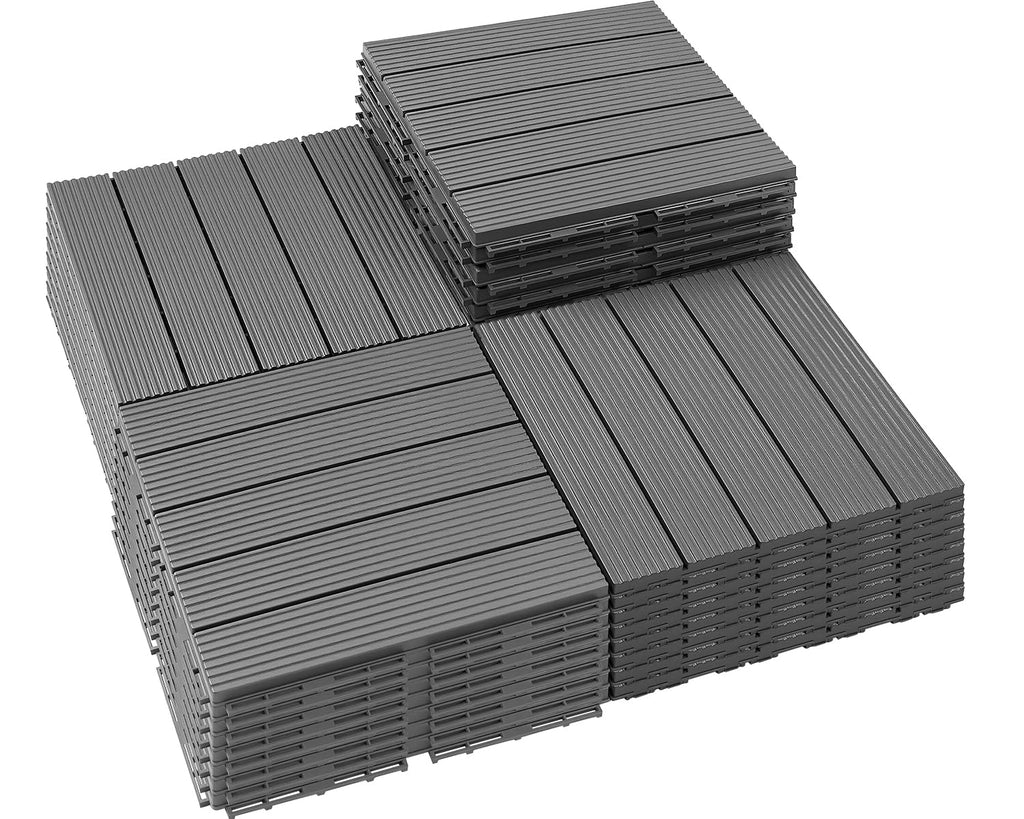 primezone 36 pcs plastic interlocking patio deck tiles, main product view