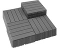 primezone 36 pcs plastic interlocking patio deck tiles, main product view