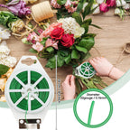WILLBOND 121 Pcs Floral Arrangement Tool Kit, Rose Thorn Remover Pruner Trimmer Gloves 22/26 Gauge Paddle Tie Stem Pearl Corsage Pin Pruning Shears, Florist Tool Gift for Women