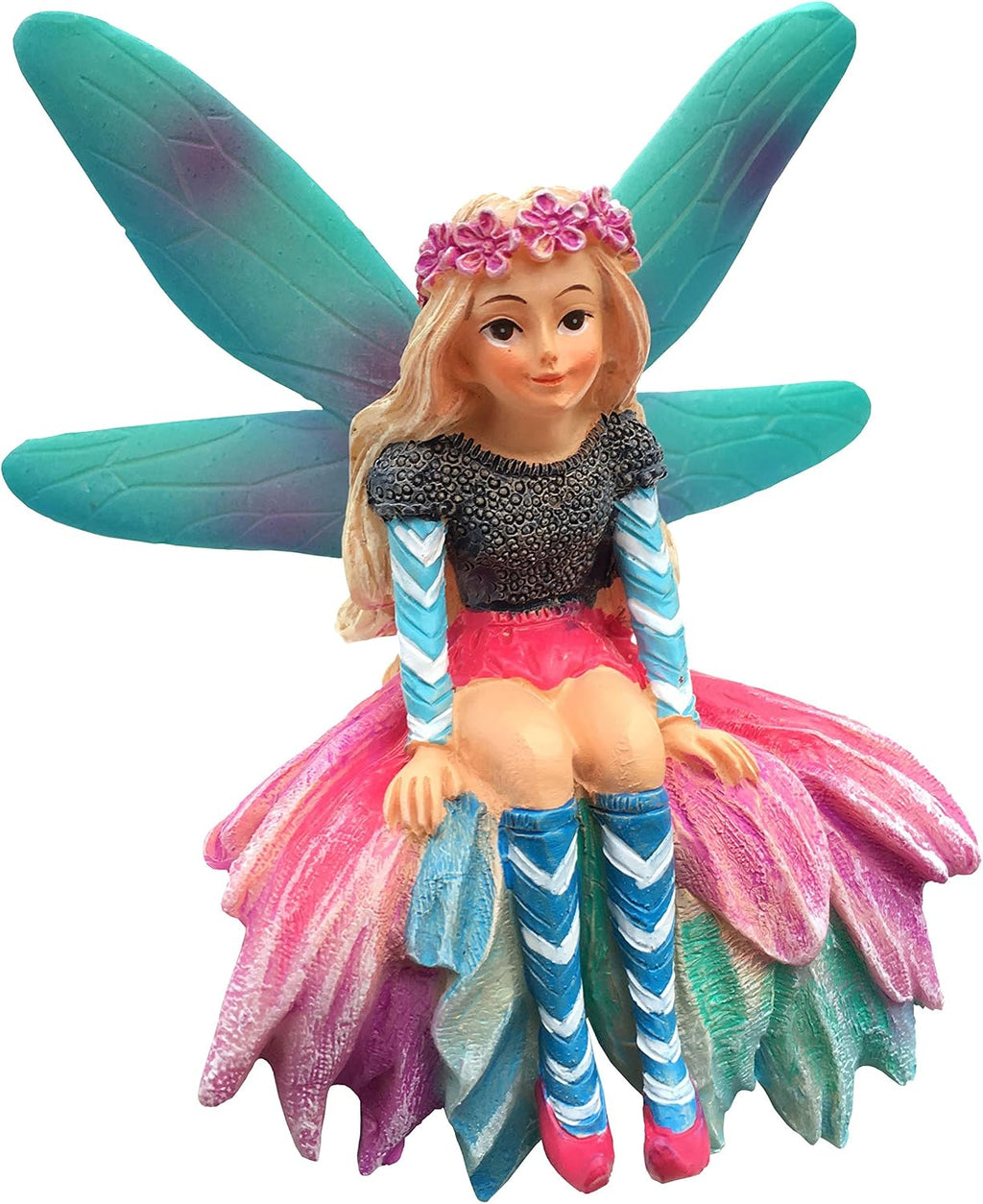 Katrina The Garden Fairy - a Miniature Fairy Statue for Your Fairy Garden and Miniature Figurines by GlitZGlam