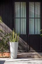 Veradek Demi Series Tall Planter for Porch, Patio, Backyard | Durable Plastic-Stone Composite Material | Modern Décor for Tall Plants, Grasses