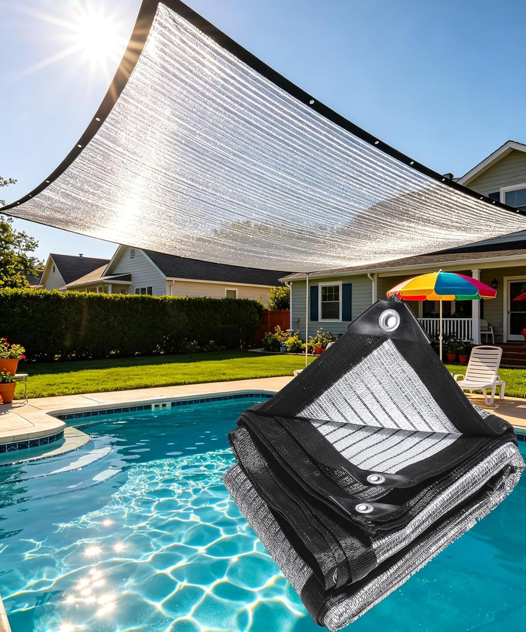e.share 80-85% reflective aluminet shade cloth,10ft x 16ft, main product view