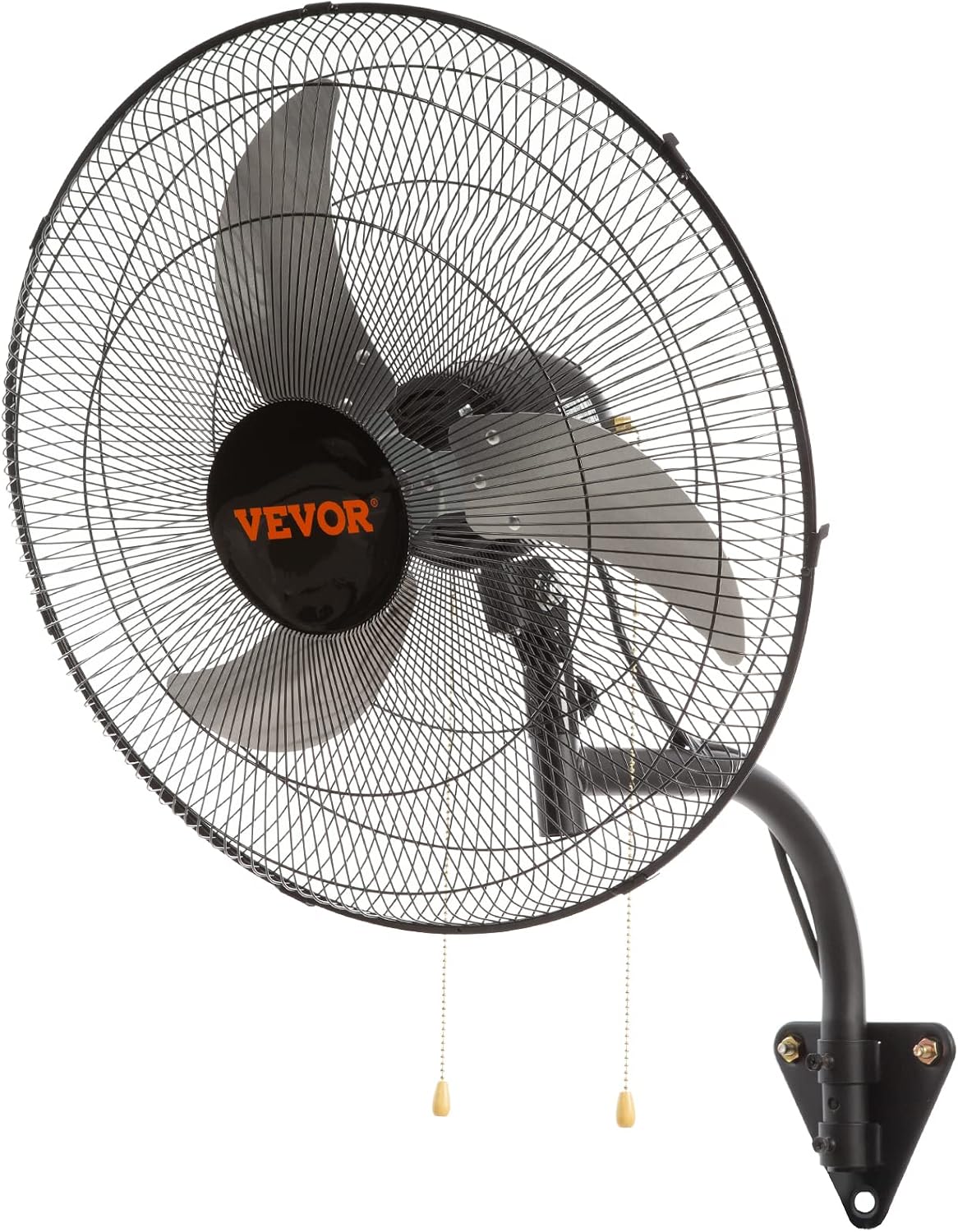 vevor 20 inch wall mount fan, oscillating, 3-speed, main product view