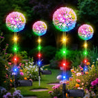 solar garden lights outdoor waterproof dandelion flower yard, main product view