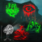 Halloween Projector Lights Outdoor - LED Rotating Skull & Ghost Projection Light, Waterproof Halloween Light Projector, Indoor/Outdoor Decor for Home, Yard, Party, Window & Wall
