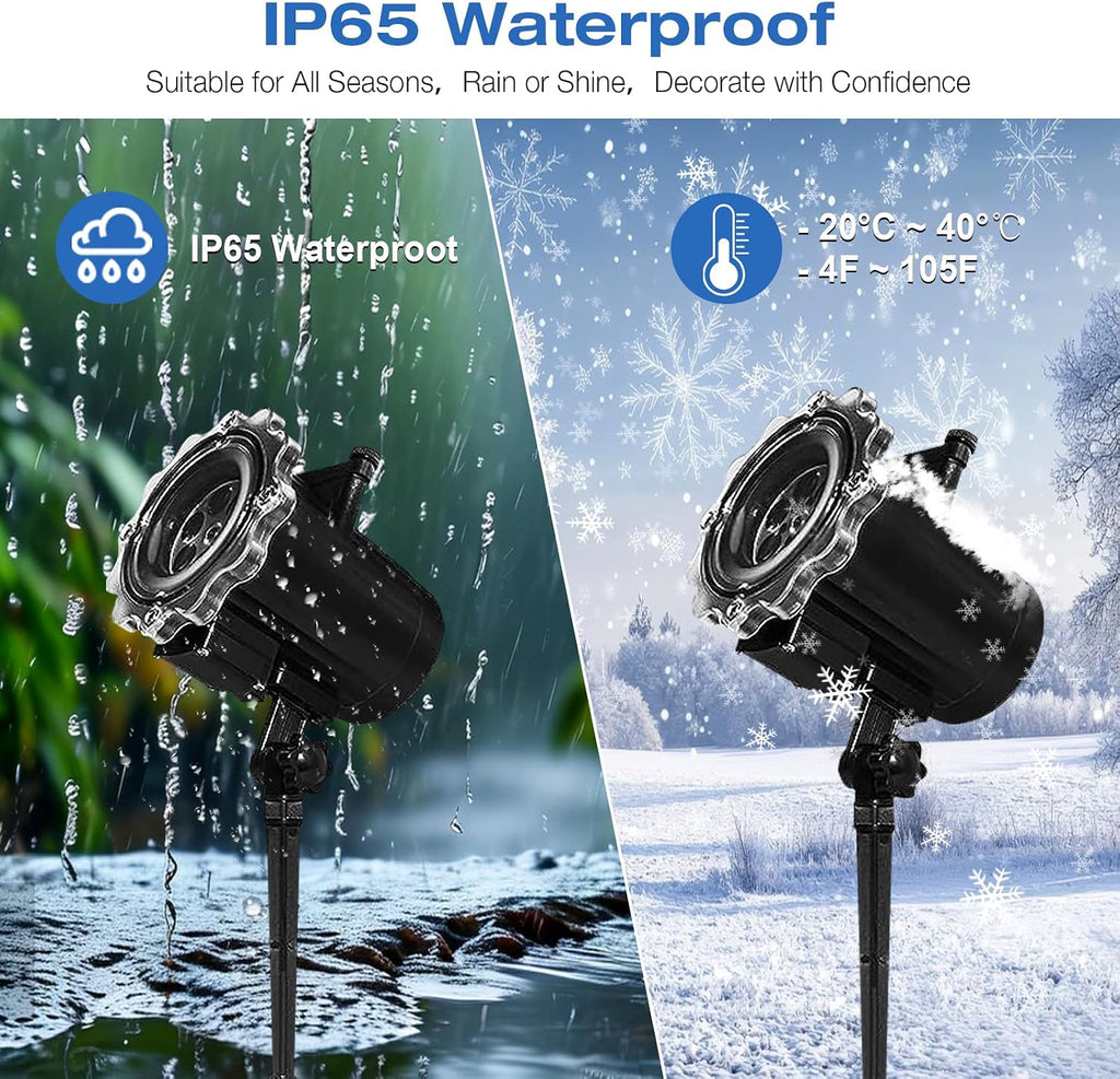 Halloween Christmas Projector Lights Outdoor, Holiday Decorations | Waterproof for 4th Jul, Valentine’s Day ,St. Patrick's Day ,Ramadan,decor for Garden, Home, Yard(11 Cards)