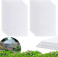 quibbay 8pcs polycarbonate greenhouse panels, 6' x 4', main product view