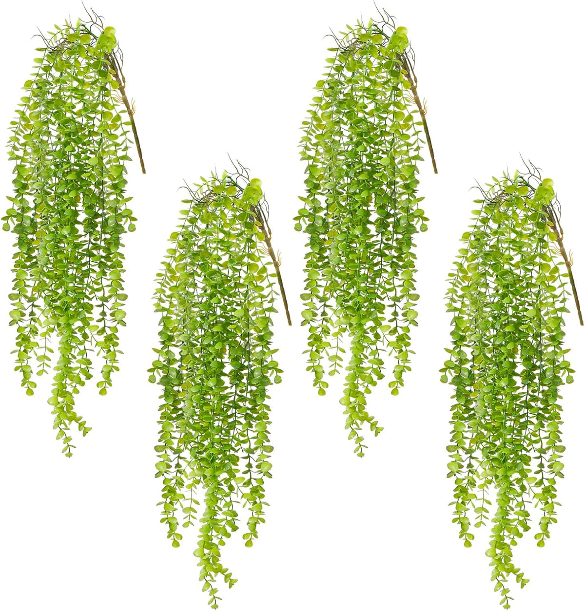 dallisten 4 pack fake hanging plants, 38" artificial, main product view