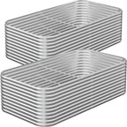 tall 8ft raised beds for gardening, corrugated galvanized, main product view