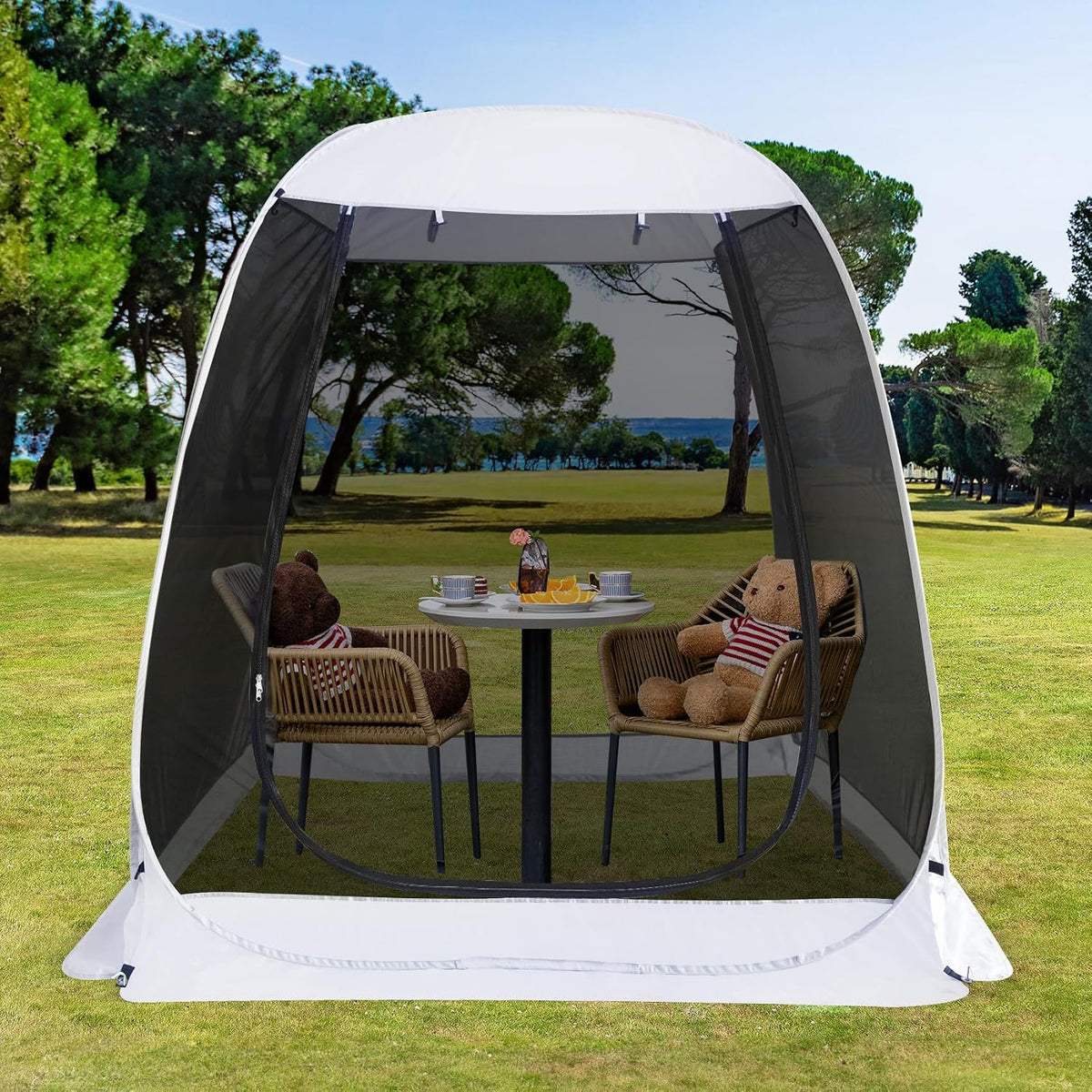 leedor pop up screen house, 6-10-15 person outdoor, main product view