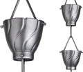 monarch rain chains aluminum akira pewter rain chains, main product view