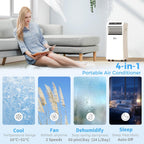 homcom 8000 btu portable air conditioner for rooms, close-up detail