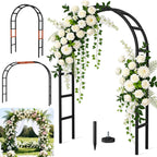 thickened rustproof garden arch metal trellis for climbing, main product view