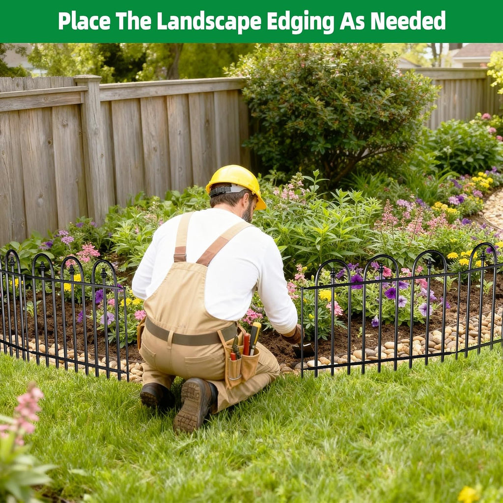 garden fence animal barrier - 5 panels, 13, package contents