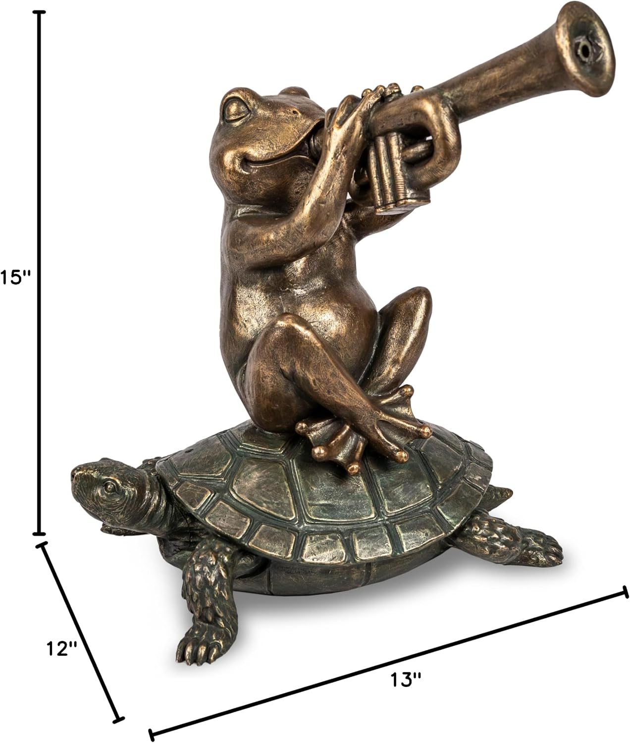 Aquascape Jazz Frog Spitter Fountain for Pond and Garden, 78374