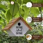 Wild Wings WWLH2-DECO Farmhouse Wren House, White