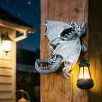 Dragon Tree Hugger Solar Garden Statue Outdoor Figurine Decor Lights | Unique Figurine Light Outdoor Statue Yard Lawn Patio Outside Decor LED Light Birthday Housewarming Gift for Women Mom Grandma