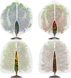 ozmi 4 pack fruit tree blueberry bush netting, main product view