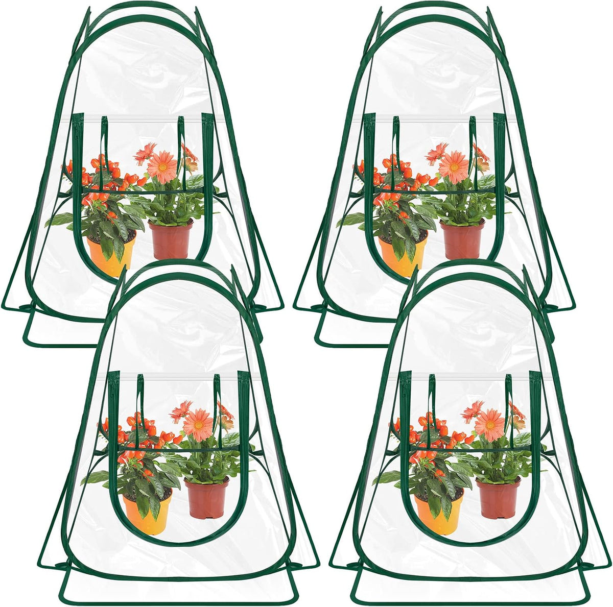 woanger 4 pieces 27"x27"x31" pop up greenhouses cover, main product view