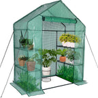 portable walk-in greenhouse for outdoors, 56x30x76 plant house, main product view