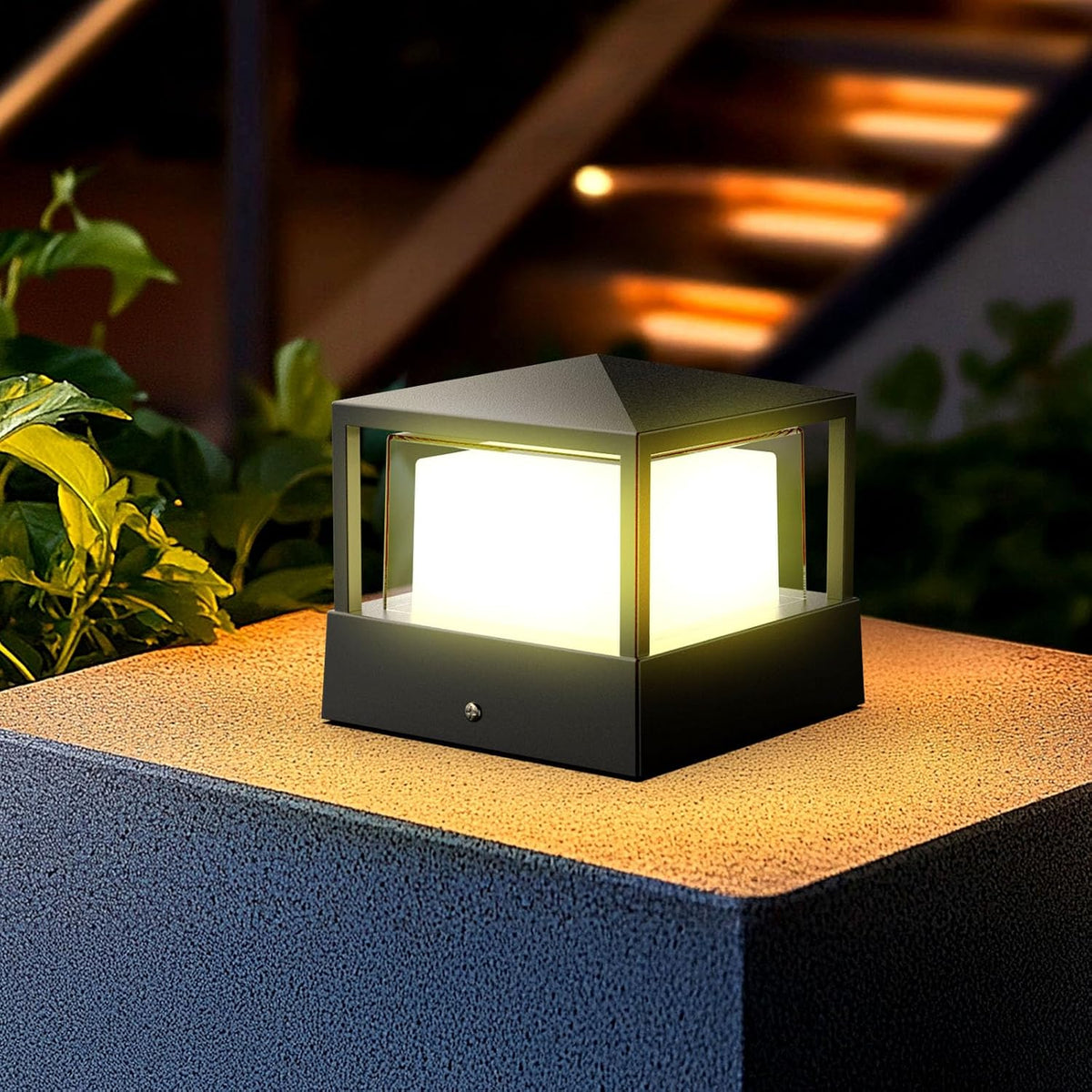 pillar lights,square 6 x 6 in outdoor post, main product view