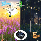 4 Pack Solar Firefly Lights Outdoor, 8 Mode Adjustable Height Swaying, IP65 | Firefly solar lights, solar garden lights, IP65 waterproof, auto dusk-to-dawn, zero-wire, pathway garden landscape