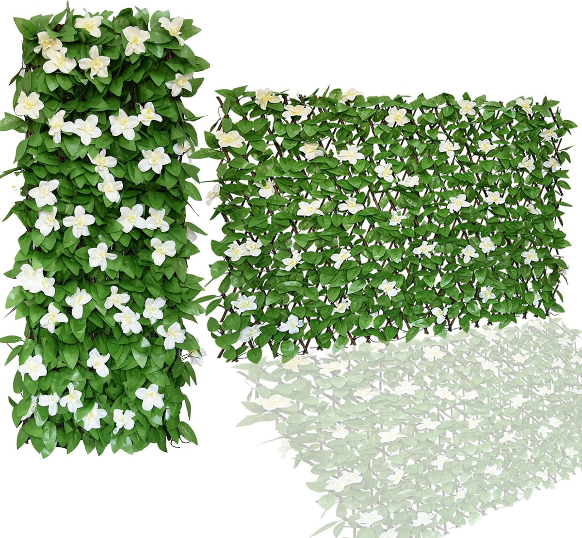 expandable faux ivy fence,artificial privacy screen decor for, main product view