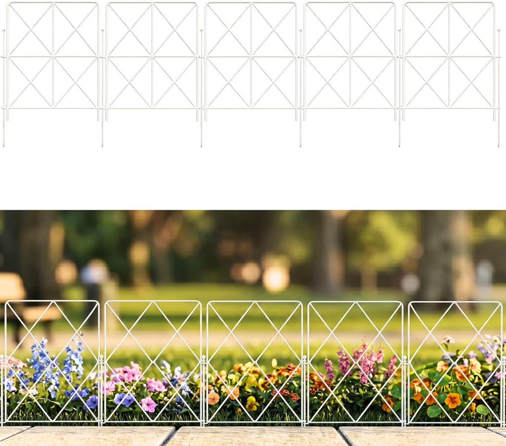 shoplala garden fence (10 panels) 12.5in(l) x 16.5in(h), main product view