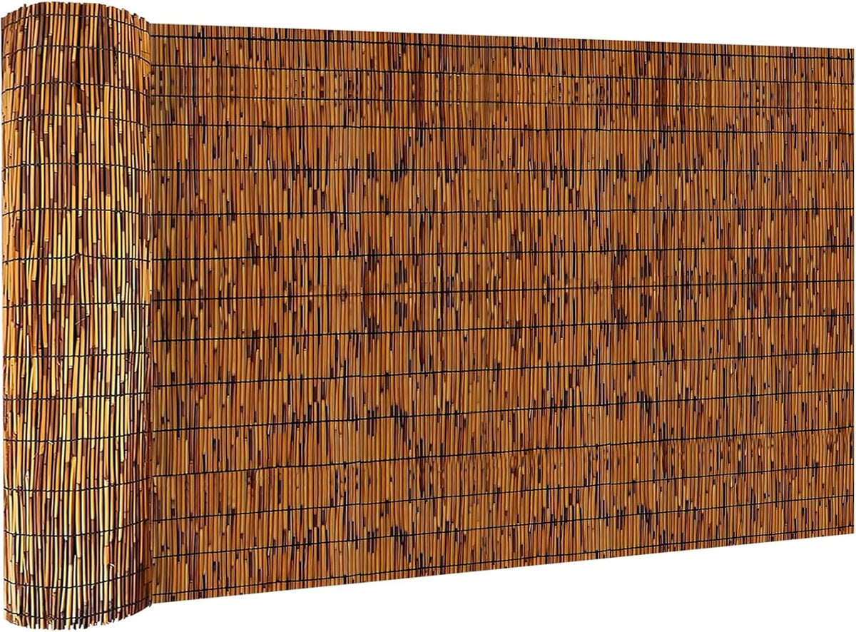 koiueyw reed fencing rolls, 4 x 16ft decorative, main product view
