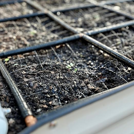 The Garden Grid | Pre-Assembled Raised Garden Bed Irrigation System – Waters Every Plant Evenly, 1-Minute Setup, Hassle-Free Design Lasts 5–10x Longer Than Drip Kits | USA-Made | 3x3 (33.5"x33.5")