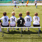 VINGLI 6 feet Plastic Folding Bench,Portable in/Outdoor Picnic Party Camping Dining Seat, Garden Soccer Multipurpose Entertaining Activities, Smooth HDPE Tabletop, 1 Pack, White