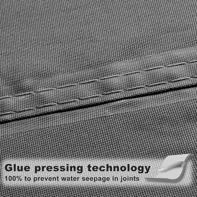 SUNNY GUARD Waterproof Sun Shade Sail 10'x14'x17.2' Charcoal Right Triangle UV Block Sunshade for Backyard Yard Deck Patio Garden Outdoor Activities and Facility(Customized)