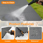 12 * 12 * 0.51inch dog kennel flooring, close-up detail