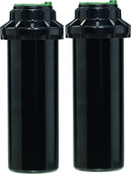 Orbit Watermaster 55461 Voyager 4-Inch Adjustable Pop-Up Gear Drive Sprinkler Head, Black, 2 Count (Pack of 2)