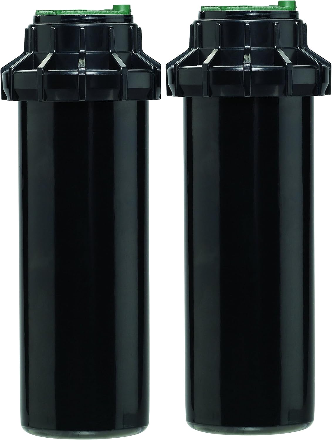 Orbit Watermaster 55461 Voyager 4-Inch Adjustable Pop-Up Gear Drive Sprinkler Head, Black, 2 Count (Pack of 2)