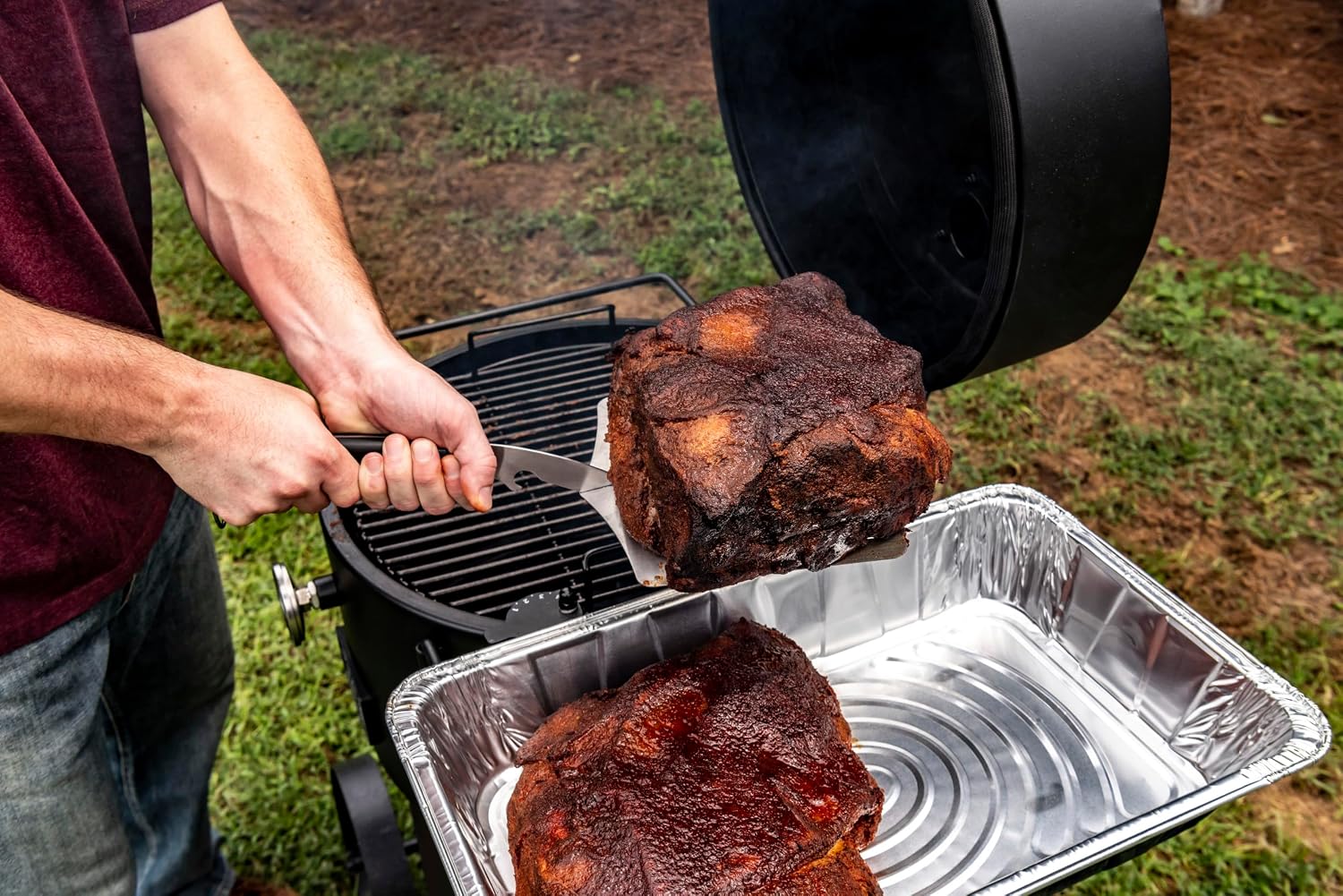 Oklahoma Joe’s Blacksmith Hawg Lifter Heavy-Duty BBQ Meat Tool for Large Cut
