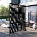 metal privacy screen outdoor 72" h×47" w,freestanding decorative, main product view