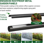 mixc 30 pack animal barrier fence, 42.5ft x, side view