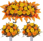 fall cemetery flowers for grave fall saddle flowers, main product view