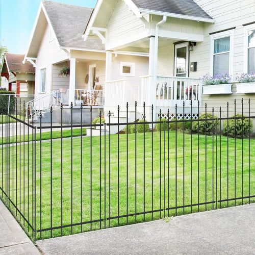42” x 12’ no-dig metal garden fence with, main product view