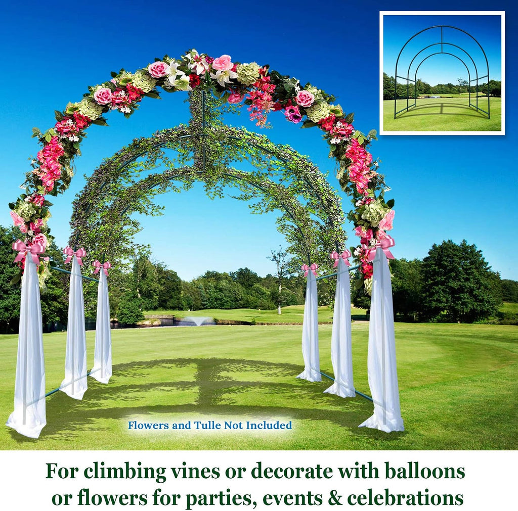 multi-size large garden support arch frame climbing plant on a desk or shelf