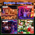 Projector Lights Outdoor, 14 Colors Water Wave Ocean Moving Effect RGBW LED Night Light Weatherproof with Remote & Timer for Halloween Christmas Holiday Garden Yard House Parties Bedroom Ceiling Decor