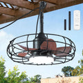 addlon 20" outdoor ceiling fan with light for, main product view