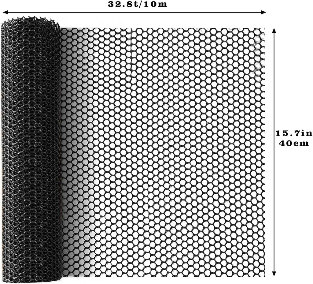 32.8 ft x 15.7 in roll mesh fence, package contents